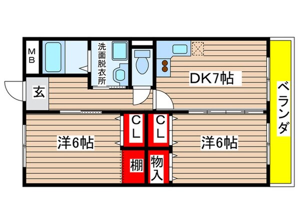 岡部ビルの物件間取画像